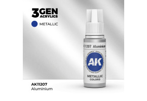 Акрилова фарба ALUMINIUM METALLIC - АЛЮМІНІЄВИЙ МЕТАЛІК / INK АК-Interactive AK11207