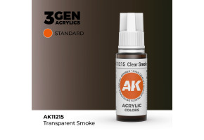 Акрилова фарба CLEAR SMOKE STANDARD - ПРОЗОРИЙ ДИМ / INK АК-Interactive AK11215