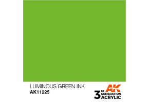 Акрилова фарба LUMINOUS GREEN – СЯЮЧИЙ ЗЕЛЕНИЙ / INK АК-Interactive AK11225