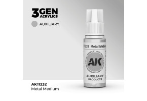 METAL MEDIUM – AUXILIARY / Рідина для надання фарби ефекту "Металік"