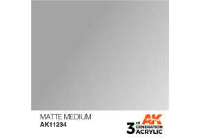 MATTE MEDIUM – AUXILIARY / Liquid to give the paint a matte shade