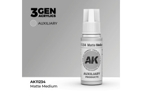 MATTE MEDIUM – AUXILIARY / Рідина для надання фарби матового відтінку
