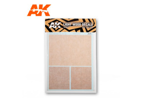 LIGHT WOOD DECALS / Набор декалей из светлого дерева размера А5