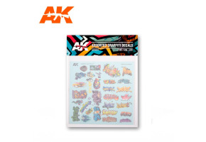 ASSORTED GRAFFITI DECALS