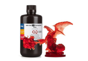 Фотополімерна смола ELEGOO ABS-Like 3.0 resin "Clear Red" (прозоро-червона) 1кг