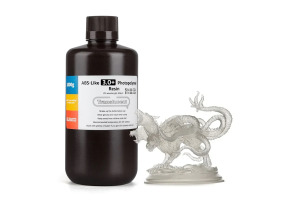 Фотополімерна смола ELEGOO ABS-Like 3.0 plus resin "Translucent" (напівпрозора) 1кг
