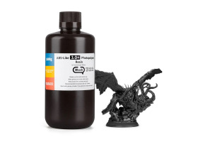 Фотополімерна смола ELEGOO ABS-Like 3.0 plus resin "Black" (чорна) 1кг