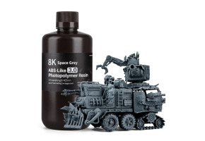 Фотополімерна смола ELEGOO ABS-Like 3.0 8k resin "Space Grey" (сіра) 1кг