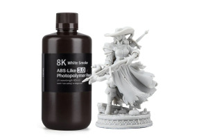 Фотополімерна смола ELEGOO ABS-Like 3.0 8k resin "White Smoke" (димчасто-біла) 1кг