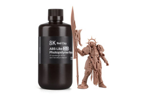 Фотополімерна смола ELEGOO ABS-Like 3.0 8k resin "Red Clay" (червона глина) 1кг
