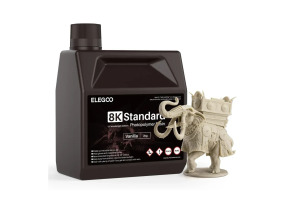 Фотополімерна смола ELEGOO Standard Resin 8K "Vanilla" (ваніль) 2кг