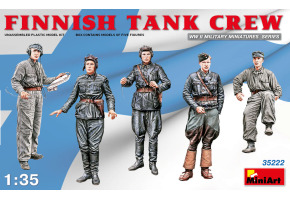 Сборная модель 1/35 Фигуры Финский танковый экипаж МиниАрт 35222