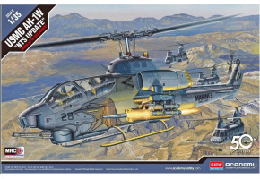 Сборная модель 1/35 вертолёт USMC AH-1W "NTS UPDATE" Академия 12116