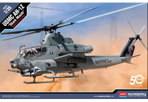 Scale mode 1/35 USMC AH-1Z Sharkmouth helicopter Academy 12127