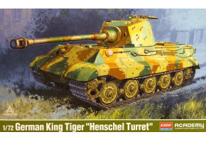 Scale model 1/72  tank German Tiger II "Henschel Turret" Academy 13423