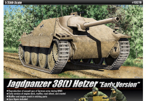 Збірна модель 1/35 САУ Jagdpanther 38(t) Hetzer "Рання версія" Academy 13278