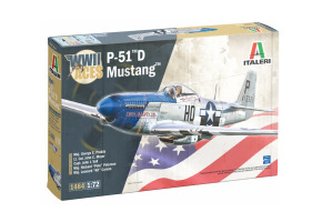 Сборная модель 1/72 Североамериканский самолет P-51D Mustang — асы ВВС США (5 вариантов окраски)