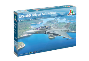 Сборная модель 1/72 Самолет JAS-39D Gripen Twin Seater Italeri 91216