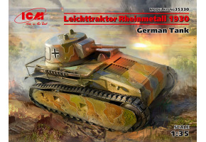 Збірна модель 1/35 Німецький танк Т-34-76 Leichttraktor Rheinmetall 1930 ICM 35330