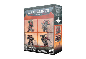 Warhammer 40000 - CHAOS SPACE MARINES - RED CORSAIRS UPGRADES & TRANSFERS