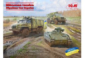 Збірна модель 1/72 Набір Військова техніка Збройних Сил України ICM DS7205