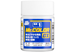 Mr. Color GX (18 ml) Cool White / Холодный белый глянцевый 