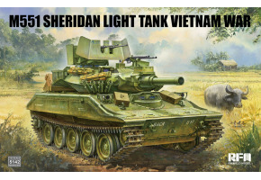 Scale model 1/35 Light tank M551 Sheridan (Vietnam War) Rye Field Model RFM 5142