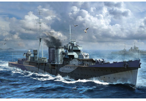 Збірна модель 1/350 Військовий корабель HMS Colombo