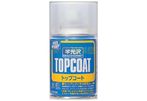 Mr. Top Coat Semi-Gloss Spray (88 ml)  / Лак напівглянсовий в аерозолі.