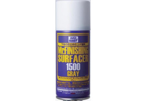 Mr. Finishing Surfacer 1500 Gray (170 ml) / Серый грунт-шпатлевка в аэрозоле