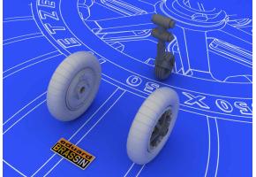 Messerschmitt Bf-109E wheels 1/48
