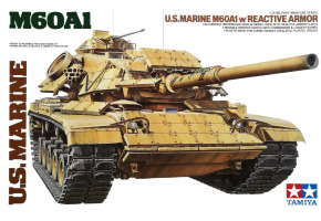 Сборная модель 1/35 Танк M60A1 морской пехоты США с динамической защитой Tamiya 35157