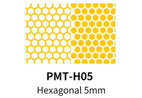 Попередньо нарізана 5мм малярна стрічка (шестикутна) DSPIAE PMT-H05