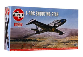 Scale model 1/72 US F-80C Shooting Star Airfix Airfix A02043V