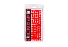 RED FANTASY TUFTS 2MM AK-interactive 8270