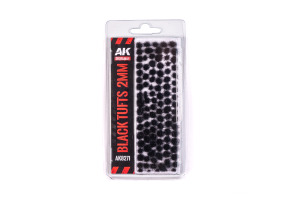 BLACK FANTASY TUFTS 2MM / ЧОРНІ ФЕНТЕЗІ ПУЧКИ 2ММ AK-interactive 8271