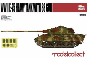 Germany WWII E-75 Heavy Tank with 88 gun