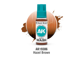 Акрилова змивка «Горіхово-коричневий» AK-Interactive 19306