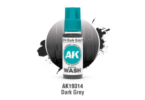 Акрилова змивка «Темно-сірий» AK-Interactive 19314