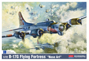 Збірна модель 1/72 Літак B-17G Flying Fortress "Nose Art" Academy 12414