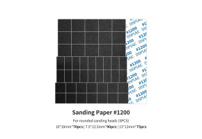 Наждачная бумага зернистостью #1200 (для круглых шлифовальных головок) (5 шт.) DSPIAE MSP-ES12