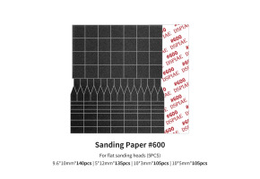 Наждачная бумага зернистостью #600 (5 шт.) DSPIAE SP-ES06
