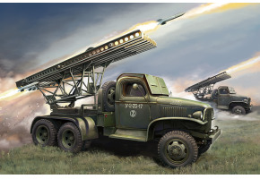Збірна модель 1/35 Радянська вантажівка ГАЗ-ААА з ракетною установкою Катюша БМ13/16 HobbyBoss 84572