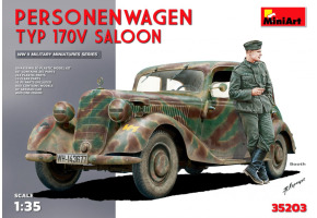 Scale model 1/35 German car Typ 170V Saloon MiniArt 35203