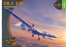 Scale model 1/35 Bayraktar TB2 Clear Prop 3503 UAV