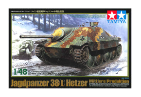 Збірна модель 1/48 САУ Hetzer (medium production) Tamiya 32511