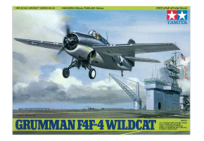 Збірна модель 1/48 Літак GRUMMAN F4F-4 WILDCAT Tamiya 61037