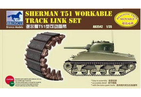 Track set 1/35 for Sherman T51 Bronco AB3542