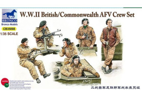 WWII/Commonwealth Great Britain AFV Crew Model Kit