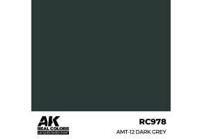 Акрилова фарба на спиртовій основі AMT-12 Dark Grey AK-interactive RC978
